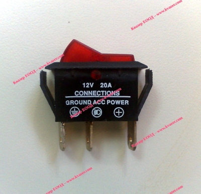 КЛЮЧ ASW-09D 12V/20A ЧЕРВЕН