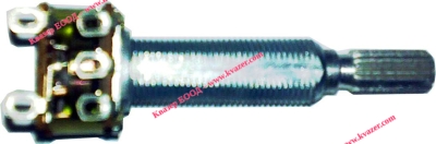 ПОТЕНЦИОМЕТЪР С КЛЮЧ K16-1 100K-A МОНО