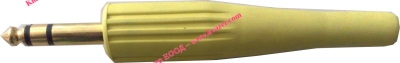 ЖАК СТЕРЕО 6.3mm ГУМИРАН МЪЖКИ HY2048/SK121