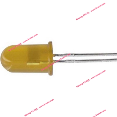 СВЕТОДИОД 5mm ЖЪЛТ-(N)