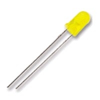 СВЕТОДИОД 3mm ЖЪЛТ CLL30531