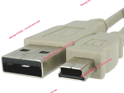 Кабел USB - mini USB (A-M/мини B 5 pin)