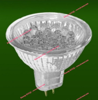 LED - ДИХРОИЧНА ЛАМПА FS-6W MR11 0.4W 12V БЯЛА