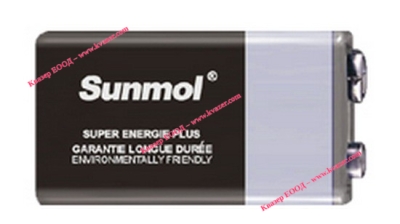 БАТЕРИЯ SUNMOL 6F22 9V блистер