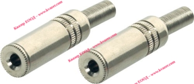 ЖАК СТЕРЕО 2.5mm ЖЕНСКИ с метална пружина GT1-2005B