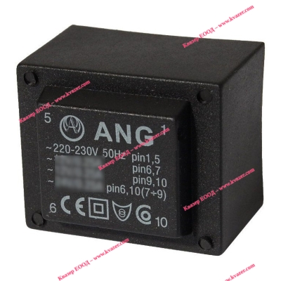 ТРАНСФОРМАТОР ANG/6VA/2U2/12V+12V/0.25A