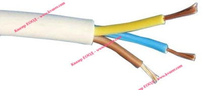 КАБЕЛ ШВПС 3Х1.5кв.мм БЯЛ (H05VV-F 3 G 1.5MM)