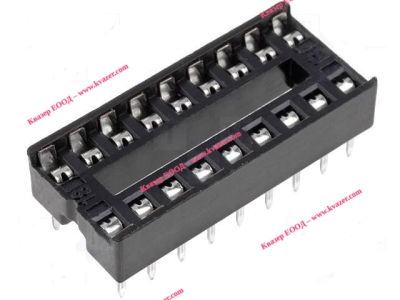 Цокли за интегрални схеми DIL с растер 2,54 mm ЦОКЪЛ ЗА ИС 18 PIN