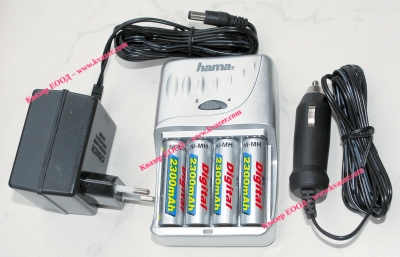Hama Зарядно устройство за батерии "Delta Bravo"на220Vи12V/46647