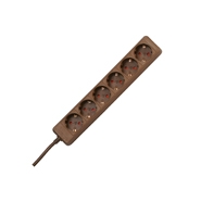 KOPP Защитен разклонител с 6 гнезда 1.4 м 16 A, 250 V  кафяв
