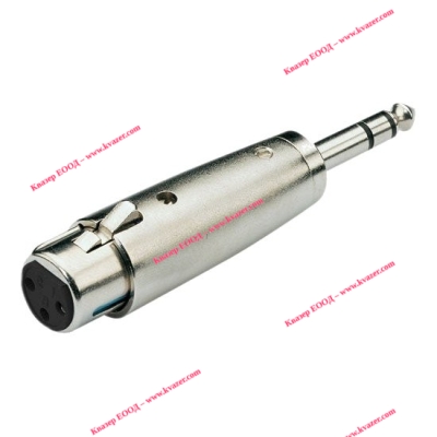 КАНОН ЖЕНСКИ - ЖАК СТЕРЕО 6.35mm МЪЖКИ F-204