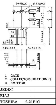 GT20D101  N Channel Type  high Power Amplifier Application