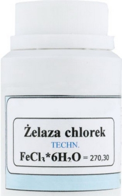 Железен трихлорид (FeCl3) 125г сух в пластмасова кутия