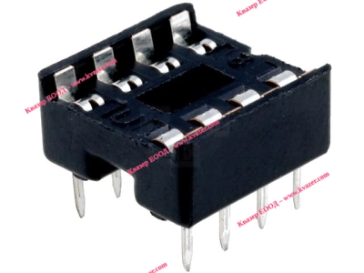 ICVT 8P цокъл за ИС DIL 8pin 7,62mm RM2,54 mm
