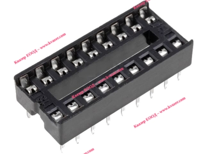 ICVT 18P цокъл за ИС DIL 18pin 7,62mm RM2,54mm
