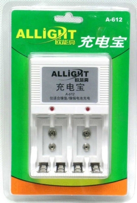 Зарядни устройства A-612 за NiMH и NiCd батерии 1.2 V AA/AAA и 9V 6F22