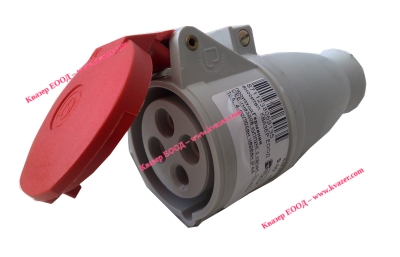 CEE-гнездов куплунг с капак, 230/400 V/ 32A, 4-полюсен (3P+E) IP44