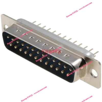 КУПЛУНГ D-SUB 25 PIN МЪЖКИ за PCB (платков монтаж) DB25BM