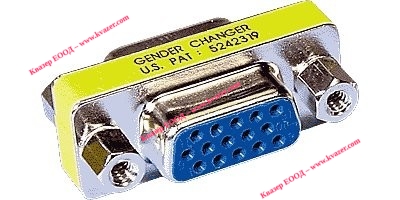 Преход VGA 15 pina женско към VGA 15 pina женско