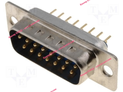 КУПЛУНГ D-SUB 15 PIN МЪЖКИ за PCB   (платков монтаж) DB25BM