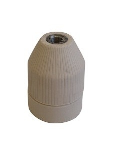 ФАСУНГА Е40 ПОРЦЕЛАНОВА С НИПЕЛ ВИСЯЩА Е-40/16A/250V