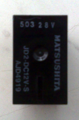РЕЛЕ MATSUSHITA JD2-DC12V-S (AJD4919) 8pin (2бр превключващи контакти)