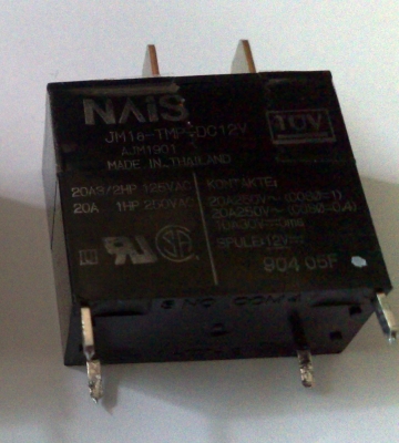 РЕЛЕ NAIS JM18-TMP-DC12V 20A 250V N.O.