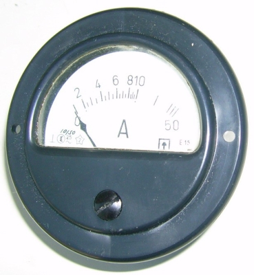 Амперметър 0-50A Ф65мм