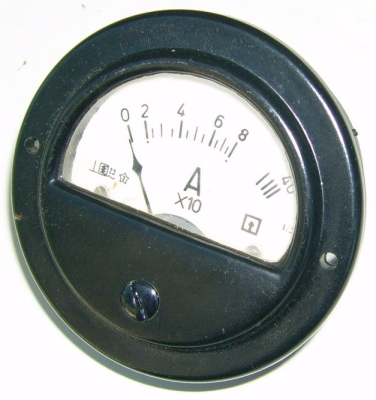 Амперметър 0-400A Ф65мм