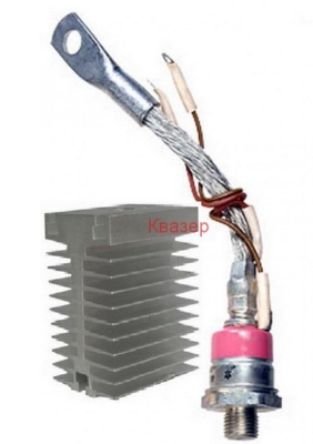 Тиристор Т161-160-14-33 - 1400V/160A - 2 броя с радиатор 70х100х170mm