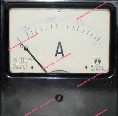 Аналогов амперметър 1Е52 0-100A AC 144х144х90мм
