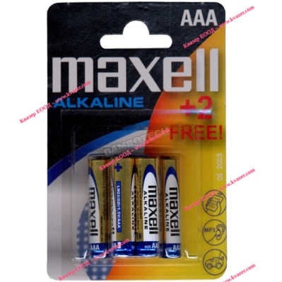 Батерия LR03 AAA 1.5V MAXELL 6бр.