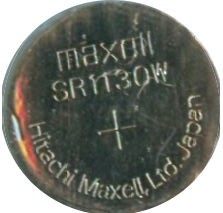Бутонна батерия сребърна SR1130 SW 189/387/389/390/AG10/SR54 1.55V MAXELL