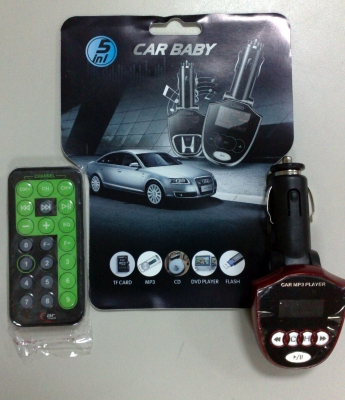 MP3 player за кола с FM-трансмитер и ДУ "Car Baby Q5"