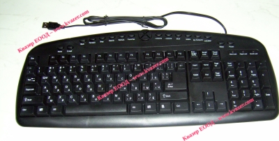 PC КЛАВИАТУРА K-616B ЧЕРНА МУЛТИМЕДИЙНА USB
