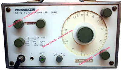 Генератор PRACITRONIC GF21 RC-GENERATOR 1Hz-3MHz