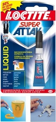Loctite Super Attak секундно лепило течно 3г.