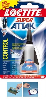 Loctite Super Attak Control секундно лепило 3 грама
