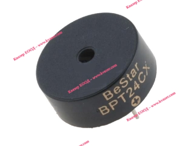 Пиезо зумер  BPT-24CX, ф23.5mm, 12V DC, 75dB, 3.2kHz