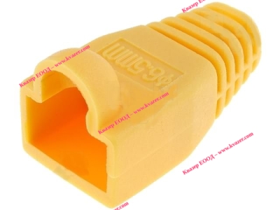RJ45B/YELLOW Корпус за мъжки съединител RJ45 жълт