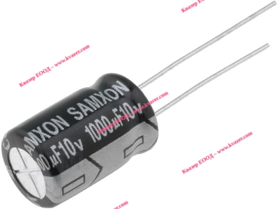 1000uF/10V 10x16mm 105°C ESR GT1000/10 SAMXON