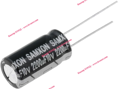 2200uF/10V 10x20mm 105°C с нисък импеданс GT2200/10 SAMXON