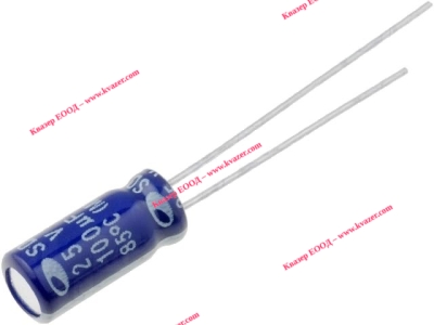 100uF/25V 5x11mm 85°C Кондензатор електролитен SD1E107M05011PC SAMWHA