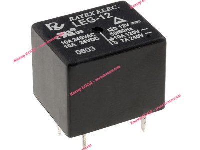 Реле LEG-12 10А, бобина 12V DC, контакти SPDT