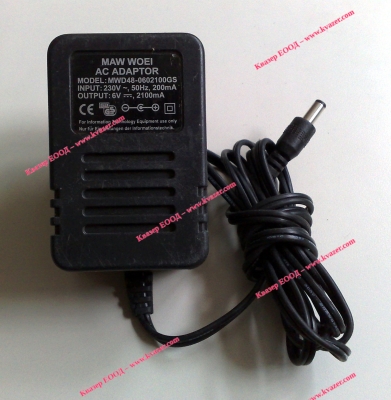 ЗАХРАНВАЩ АДАПТЕР 6VDC 2100mA
