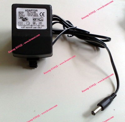 ЗАХРАНВАЩ АДАПТЕР 12VDC/500mA