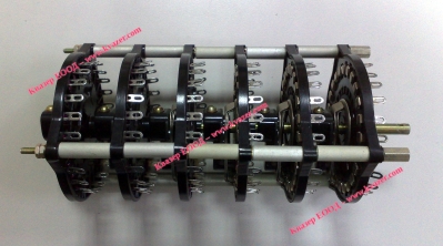 Ротационен галетен превключвател, 24 позиции, 6 секции, 25x6pin