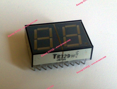 ДВОЙНА 7-СЕГМЕНТНА СВЕТОДИОДНА ИНДИКАЦИЯ TR329 Toshiba