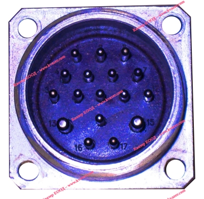 Винтов мъжки съединител JAEGER EMS E7 135 ,17pin №038 322 00