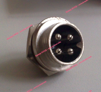 Кръгъл мъжки съединител 4pin C091A